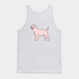 Light Pink Labrador Tank Top